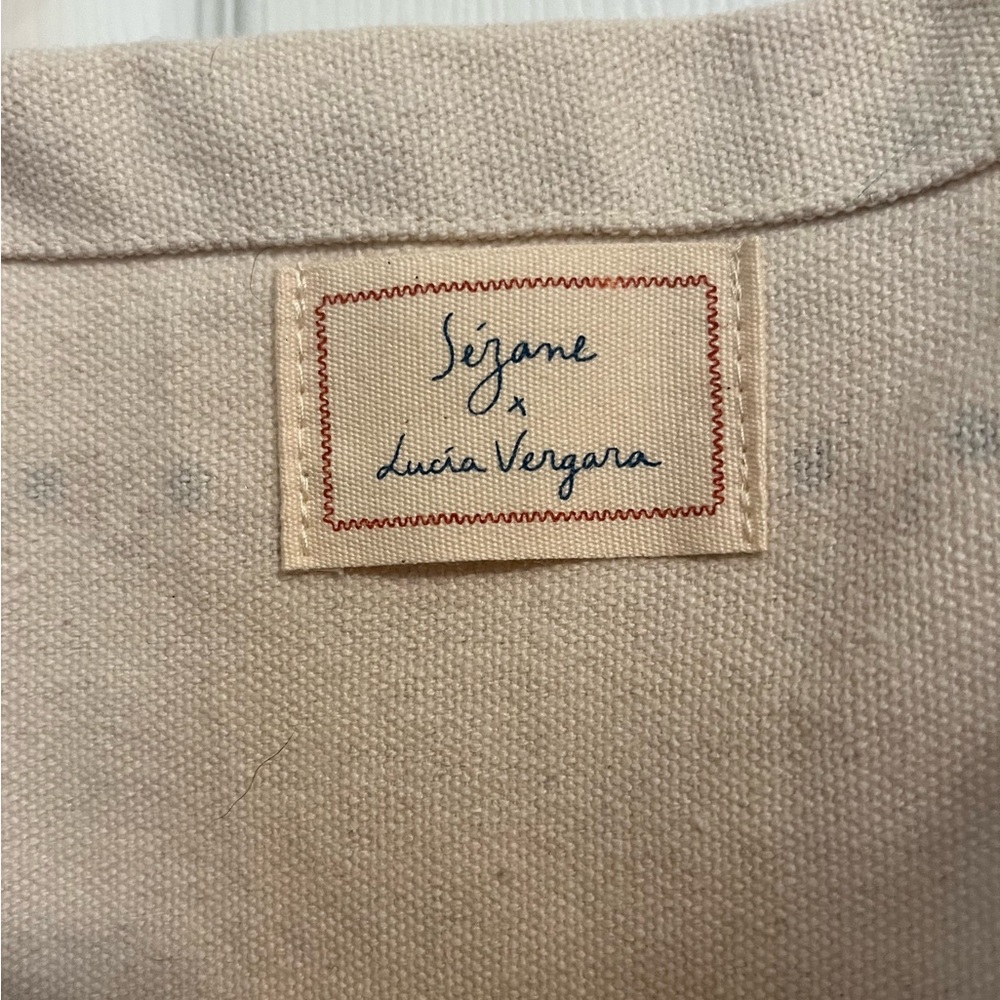Sezane Canvas Tote Bag - Picture 2 of 2